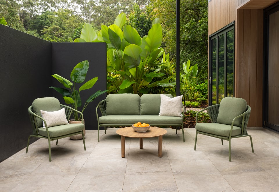 SEAVIEW 4 Piece Outdoor Lounge Setting