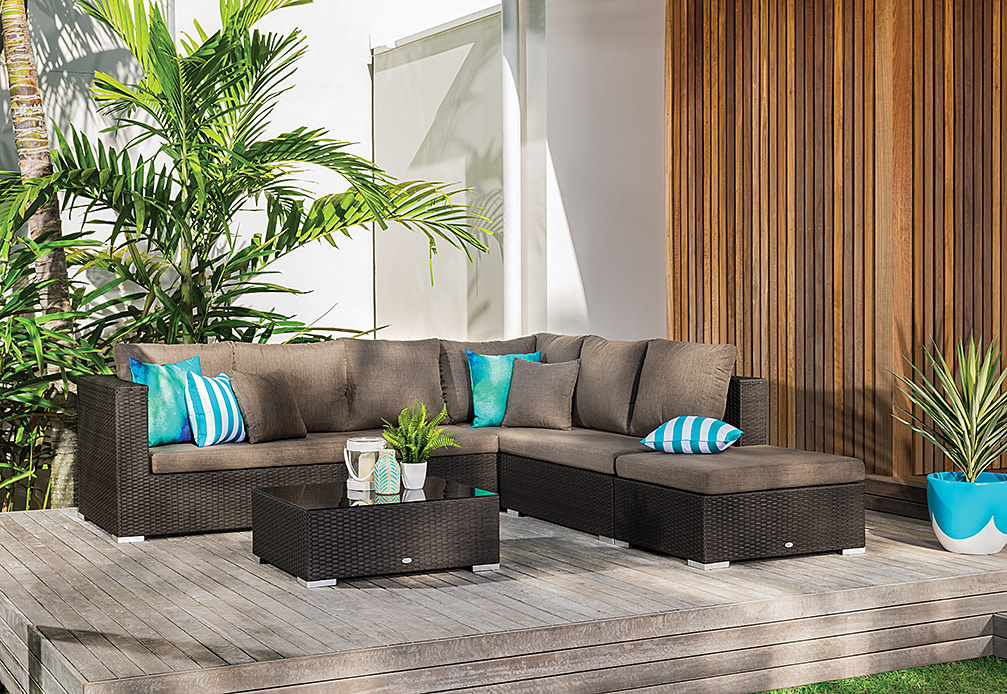 BARBOSA 4 Piece Modular Lounge Setting (2ctns) – image 1 of 5
