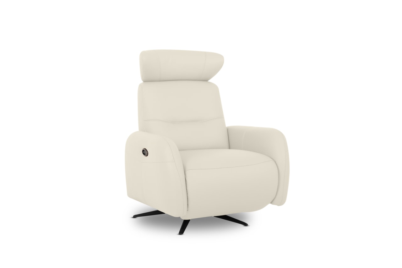 ALDRICH LEATHER Swivel Electric Recliner – image 3 of 11