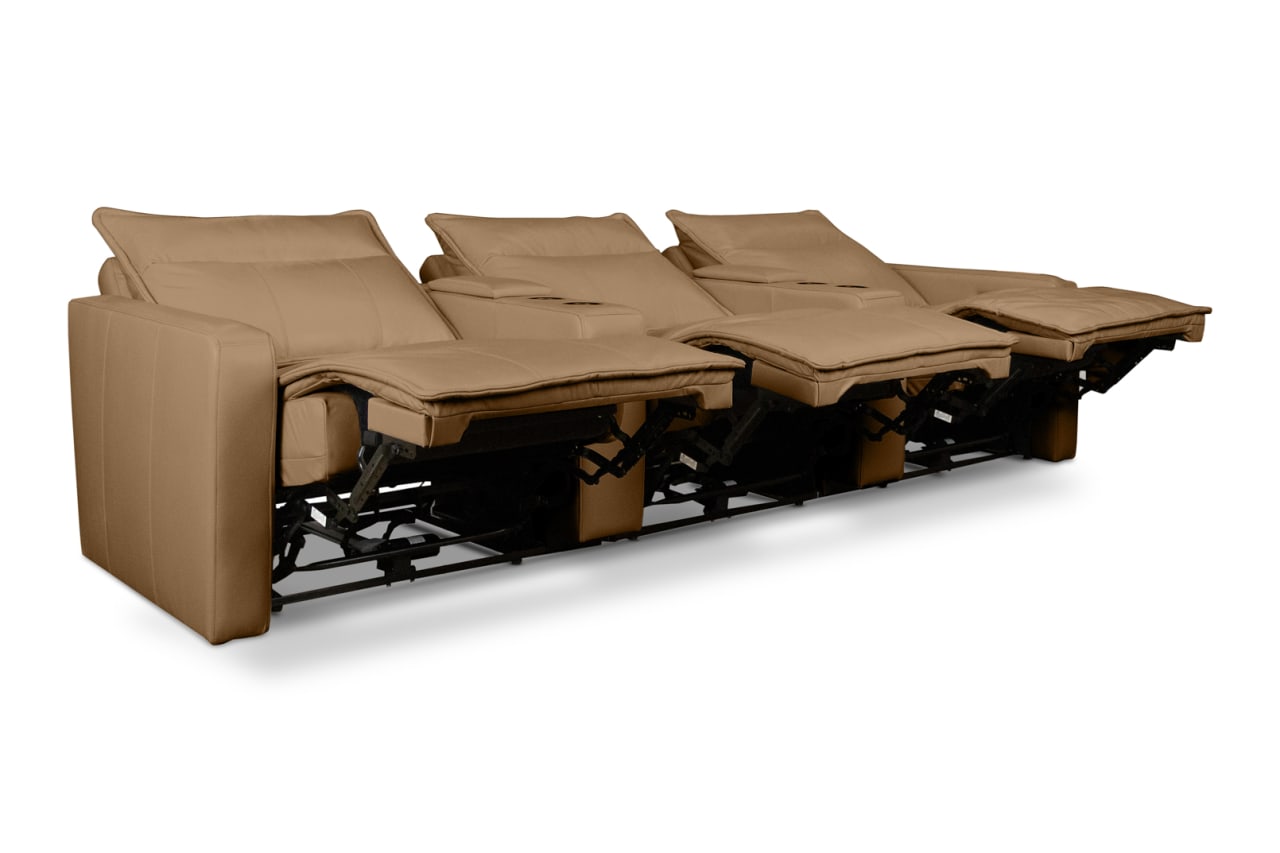 ALCINA LEATHER 3 Seater Theatre Suite – image 4 of 11
