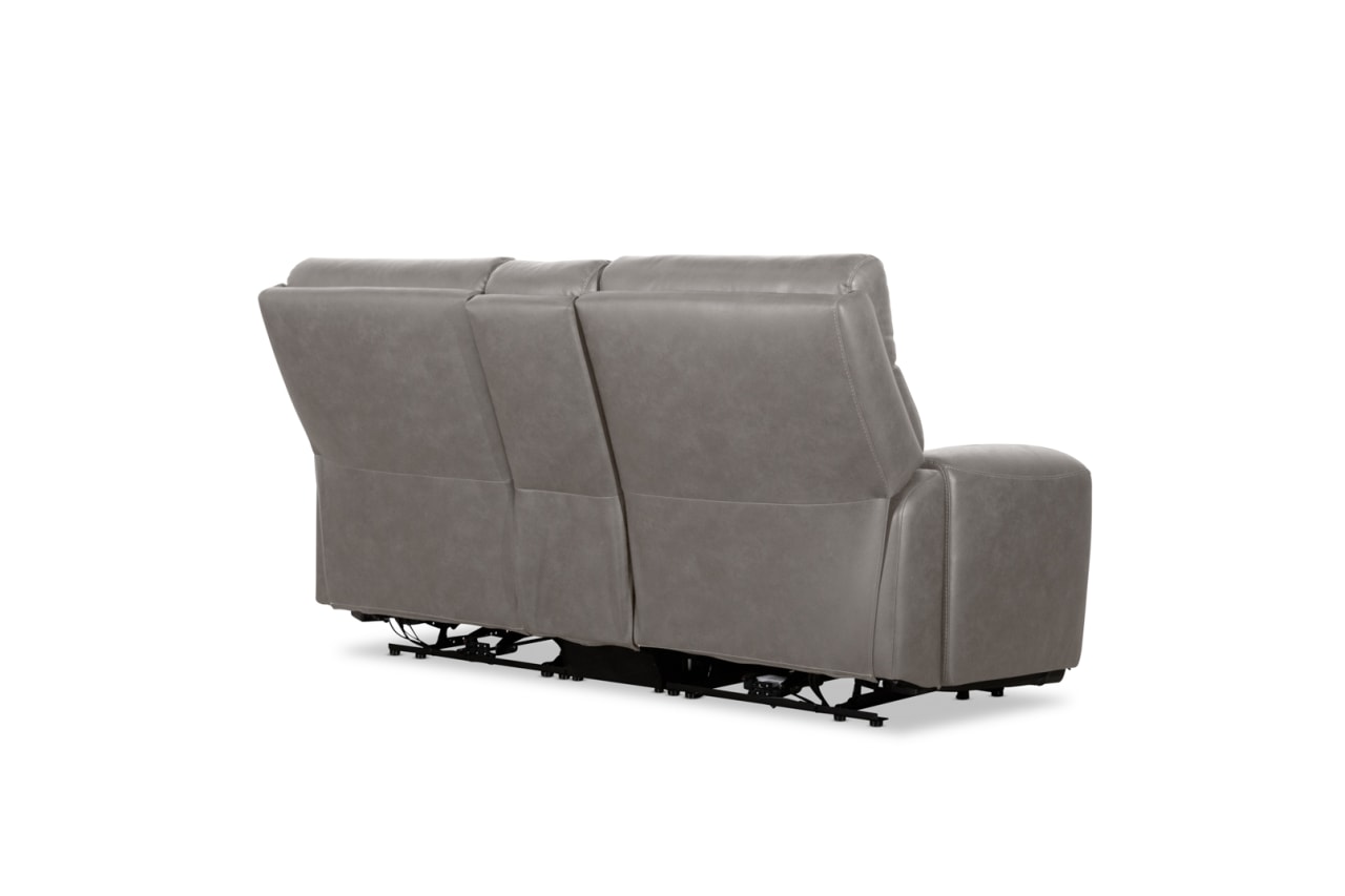 HOLLYWOOD 2 Seater w Electric Recliners Console MEDIA – image 24 of 36
