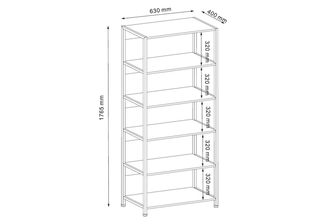 MELVILLE Large Bookcase – image 3 of 4