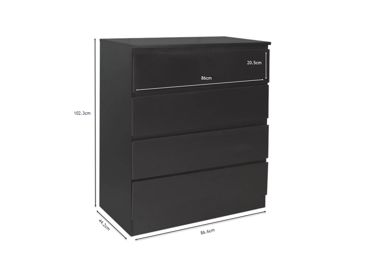 HOWARD 4D Wide Tall Chest – image 17 of 18