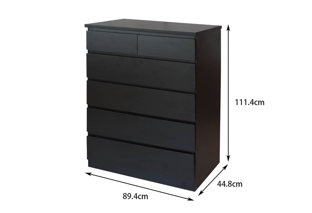 HOWARD 6 Drawer Wide Tall Chest – image 6 of 9