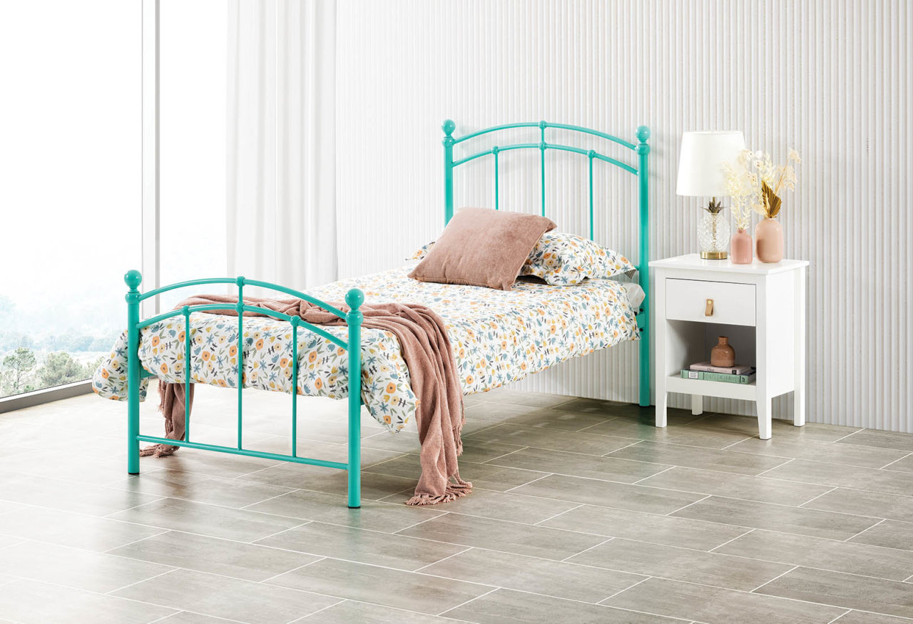 CHARLOTTETOWN Aqua Single Bed – image 4 of 4