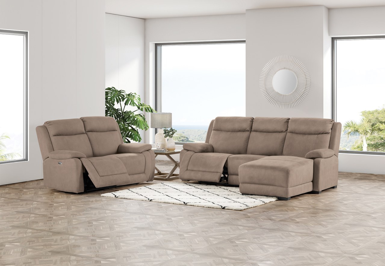 SAN MARCO Fabric 2 Seater Sofa with Electric Recliners – image 7 of 7