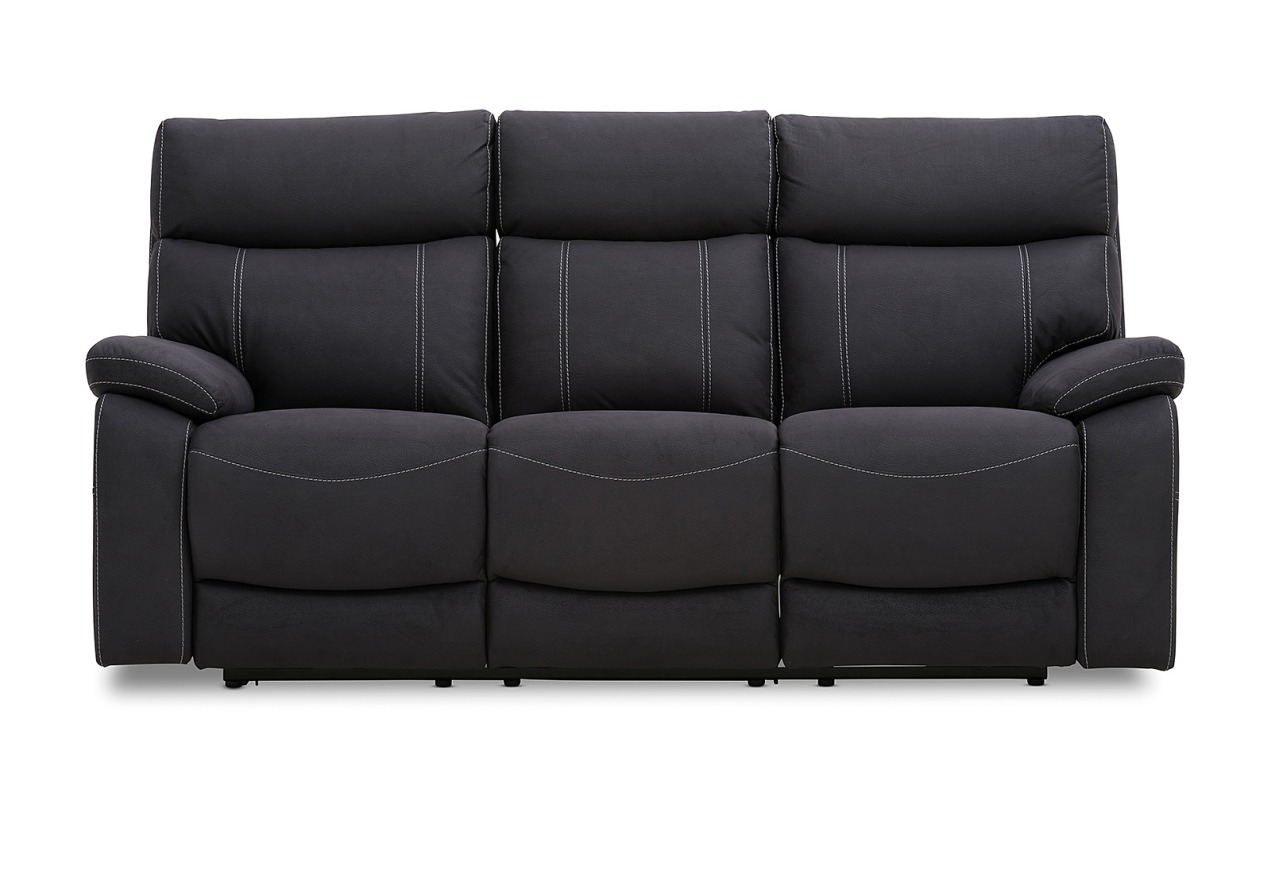 ALFRED Fabric 3 Seater with 2 Inbuilt Recliners – image 2 of 9