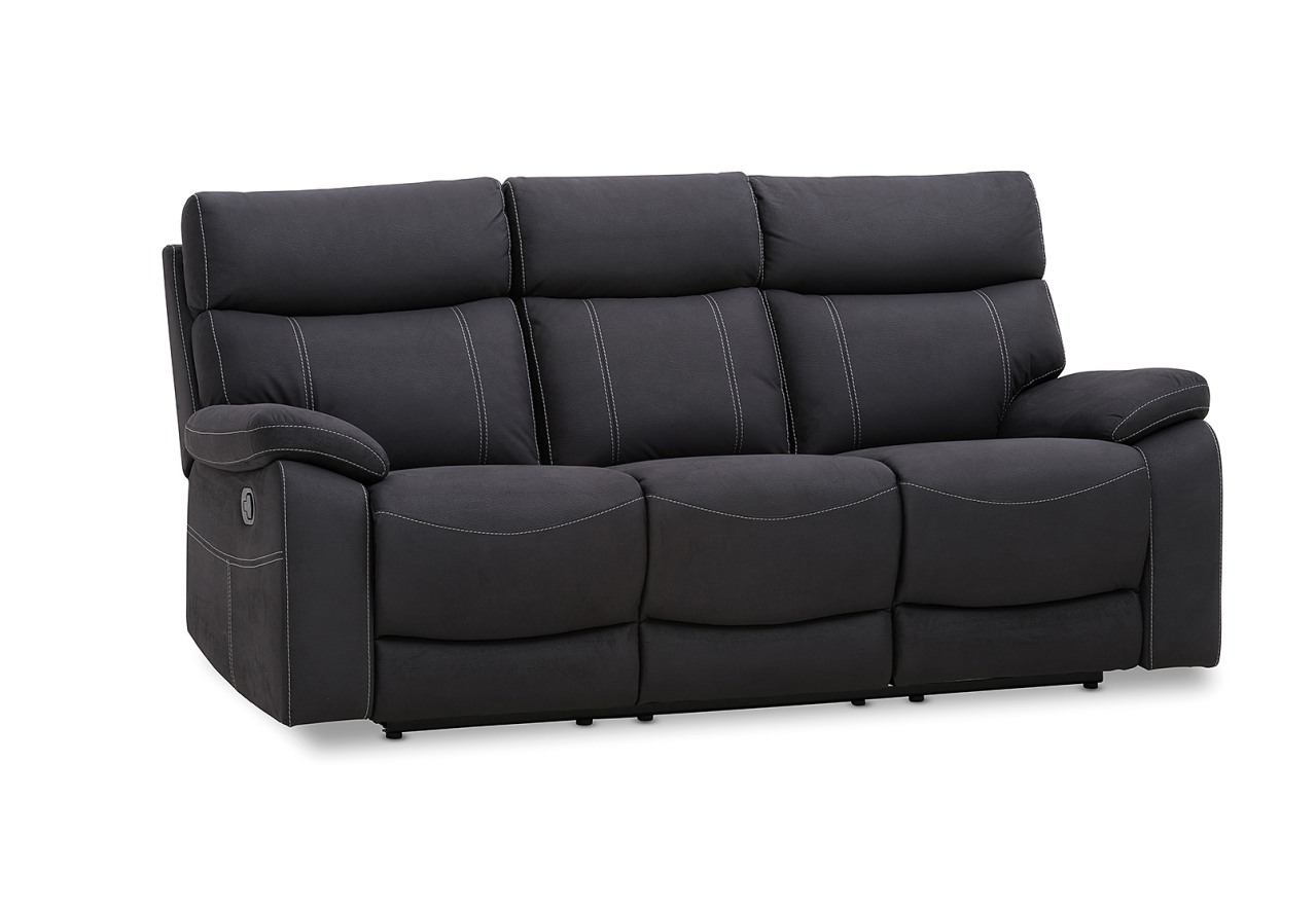 ALFRED Fabric 3 Seater with 2 Inbuilt Recliners – image 5 of 9