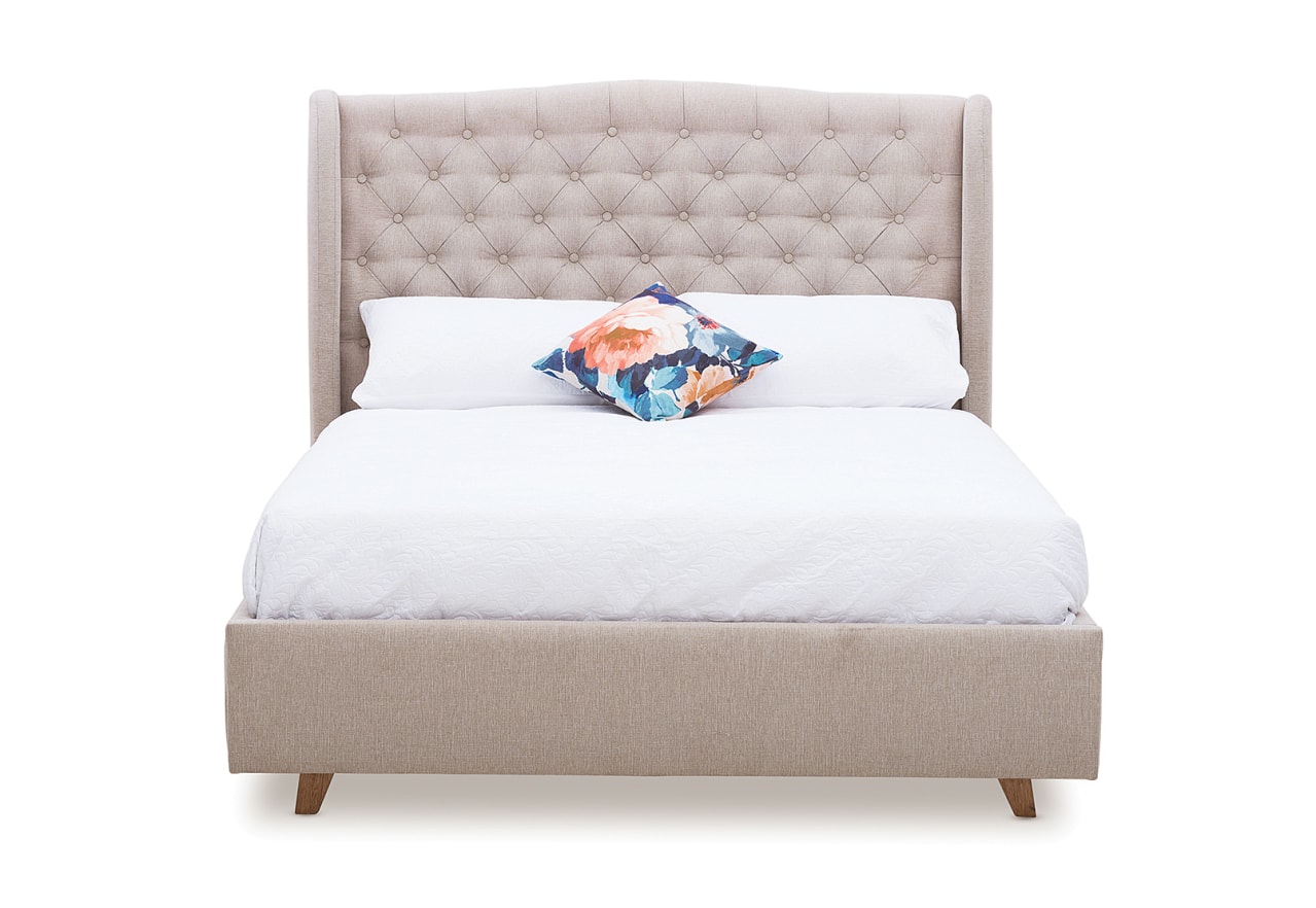ARAGON Fabric Queen Bed – image 2 of 6