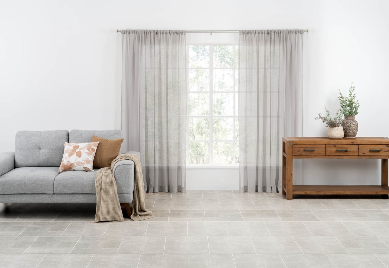 AIREY Concealed Tab Curtain 135 x 223cm – image 1 of 2