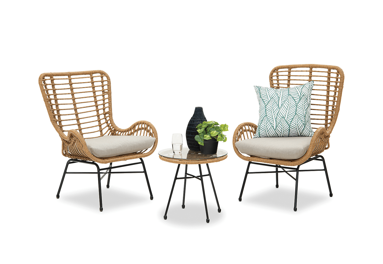 LACY 3 Piece Outdoor Setting – image 3 of 8
