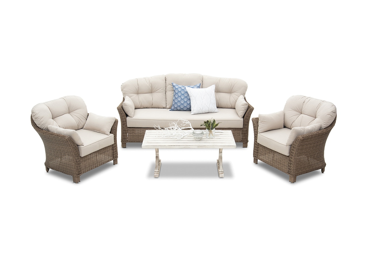 MIAMI 4 Piece Outdoor Lounge Setting – image 4 of 13