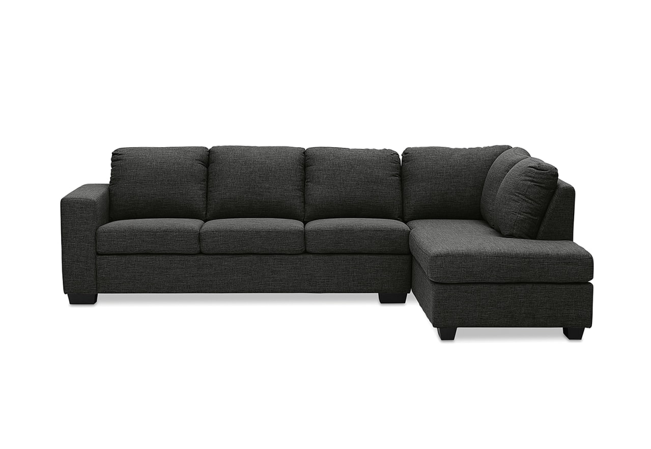 BONZA Fabric Corner Lounge with RHF Chaise – image 1 of 2