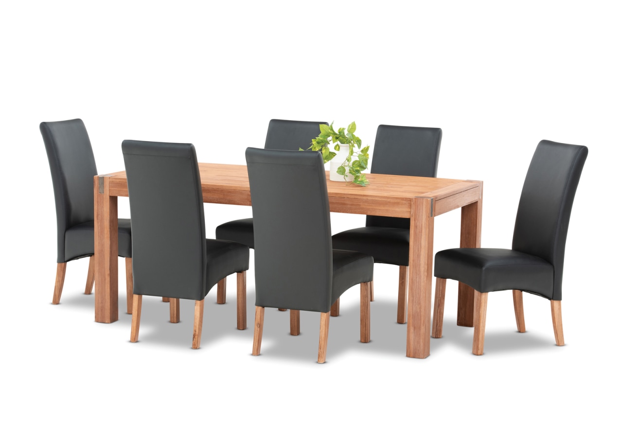 SILVERWOOD MK2 7 Piece Dining Suite – image 4 of 8