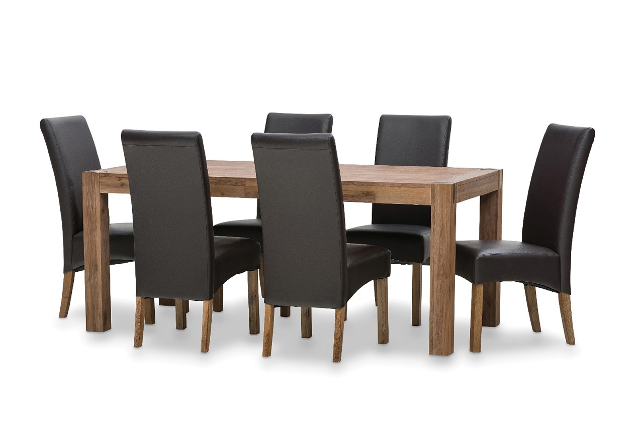 SILVERWOOD MK2 7 Pce Dining Suite 4 Ctn – image 4 of 5