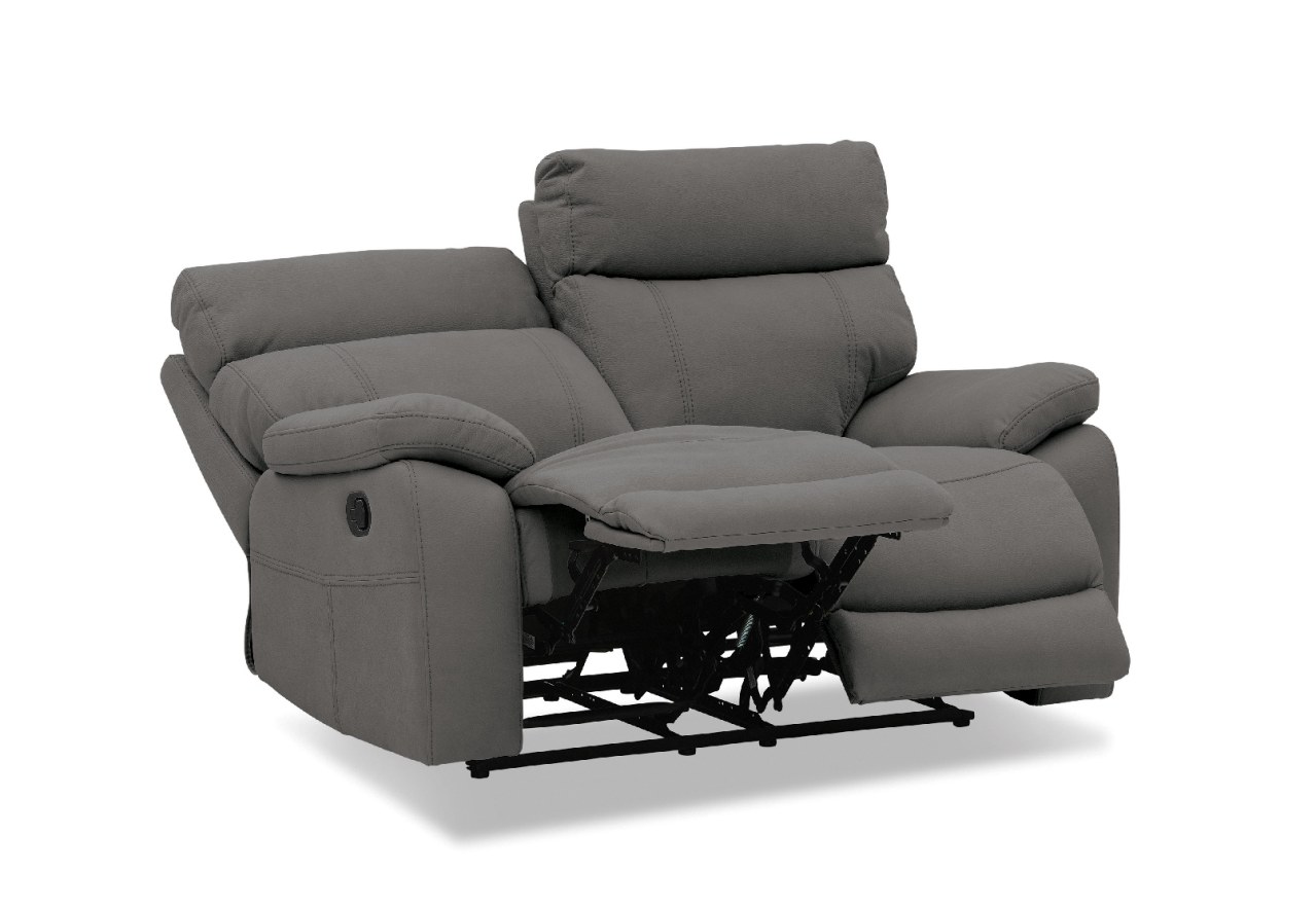ALFRED Fabric 2 Seater with Inbuilt Recliners – image 4 of 4