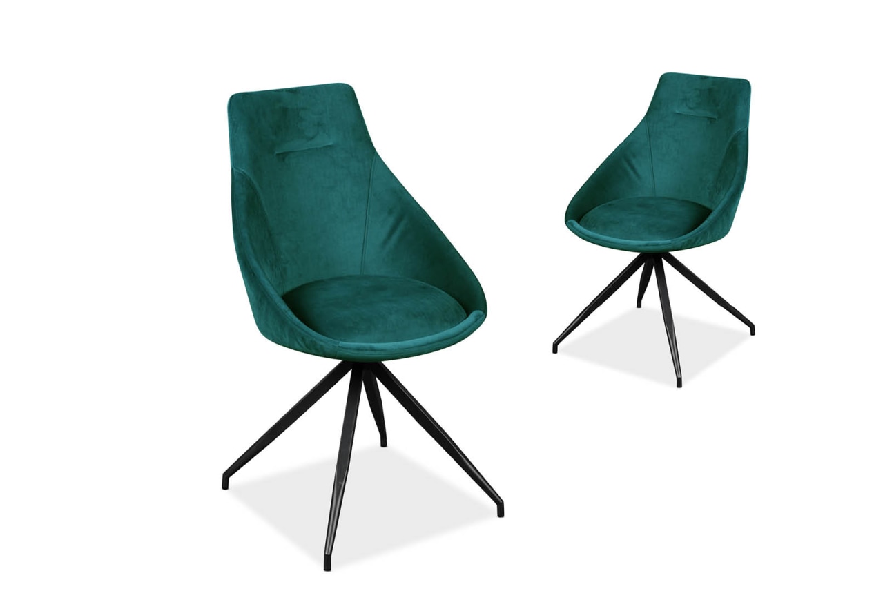 WHIRL Green 2 Dining Chairs – image 1 of 4