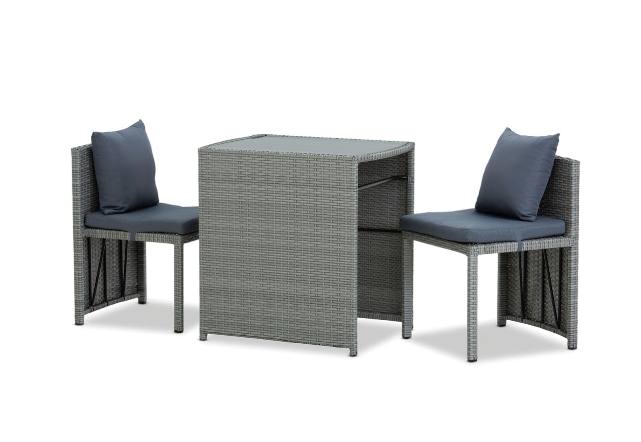 ANDROSO 3Pce O/Door Dining Setting – image 2 of 5