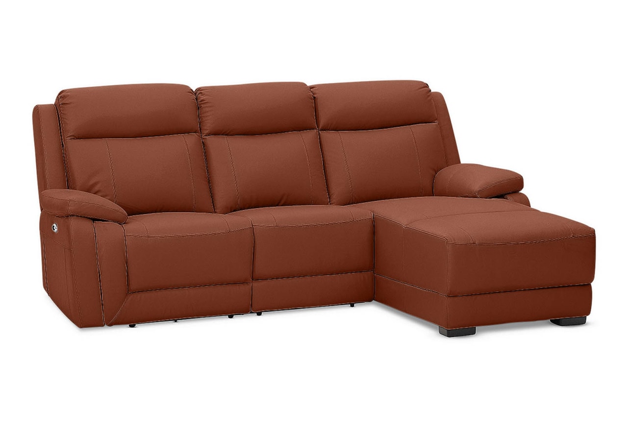 SAN MARCO Leather 3 Seater Right-Hand Facing Chaise – image 2 of 3