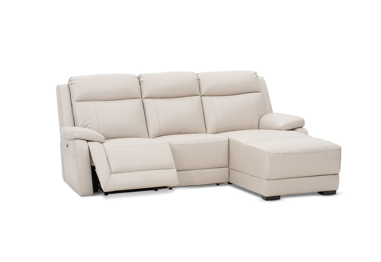 SAN MARCO Leather 3 Seater Right-Hand Facing Chaise – image 3 of 4
