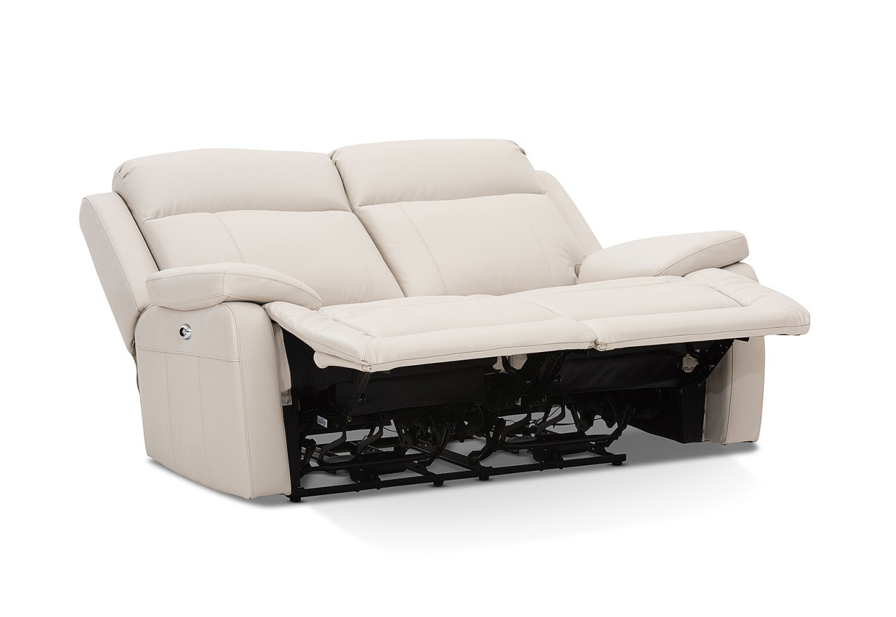 SAN MARCO Leather 2 Seater Sofa with Electric Recliners – image 7 of 7
