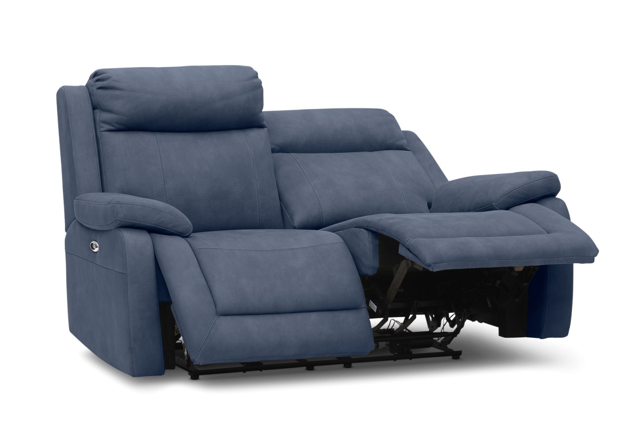 SAN MARCO Fabric 2 Seater Sofa with Electric Recliners – image 4 of 5
