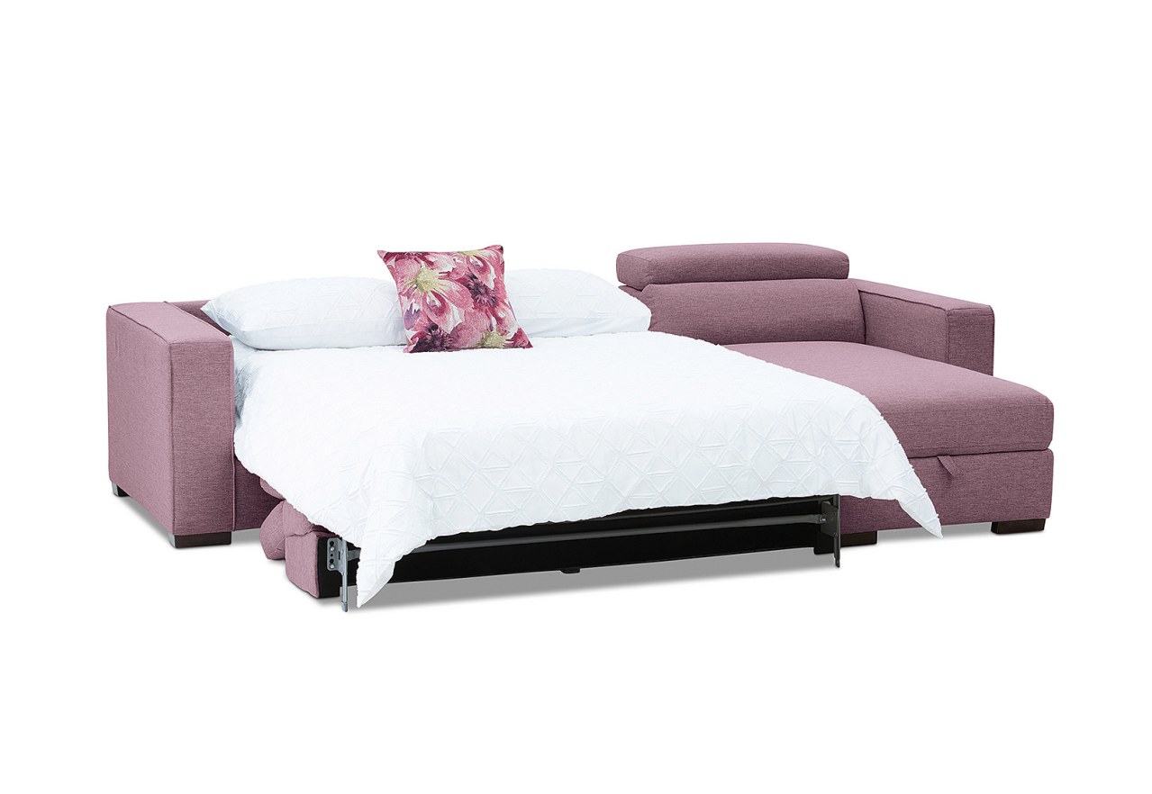 ANGUS RHF 3 Seater Chaise with Sof/Bed (Fabric) (2Ctn) – image 5 of 5