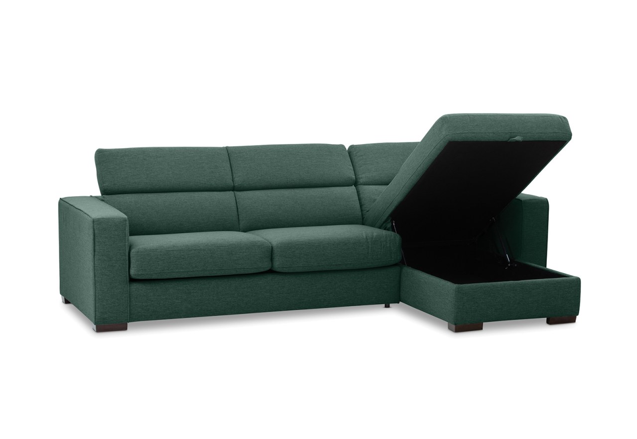 ANGUS RHF 3 Seater Chaise with Sof/Bed (Fabric) (2Ctn) – image 2 of 5