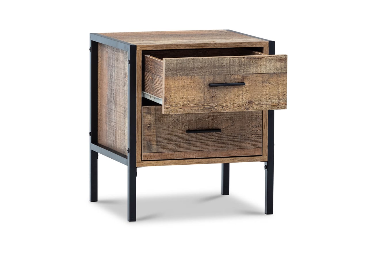 ALAN 2 Drawer Bedside – image 4 of 5
