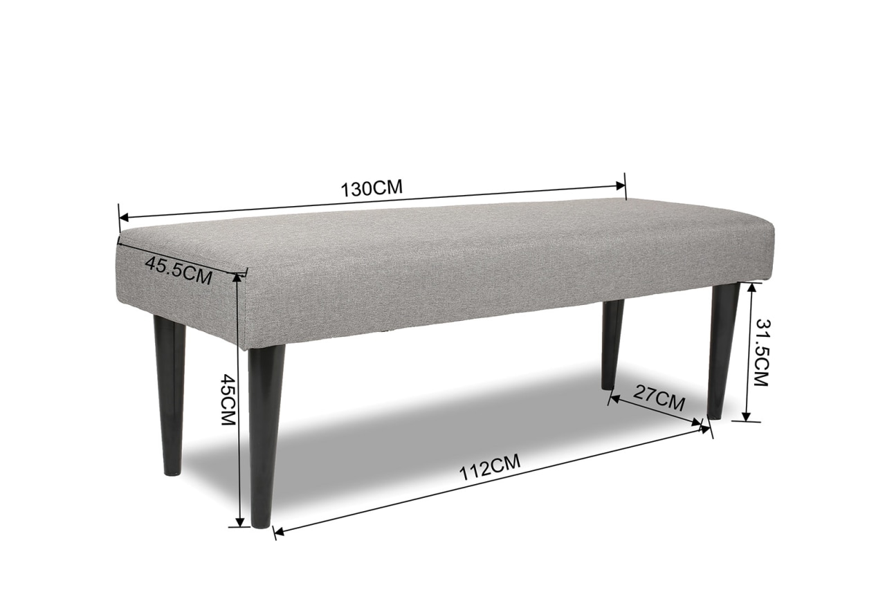 HERBERT Upholstered Bench – image 7 of 9