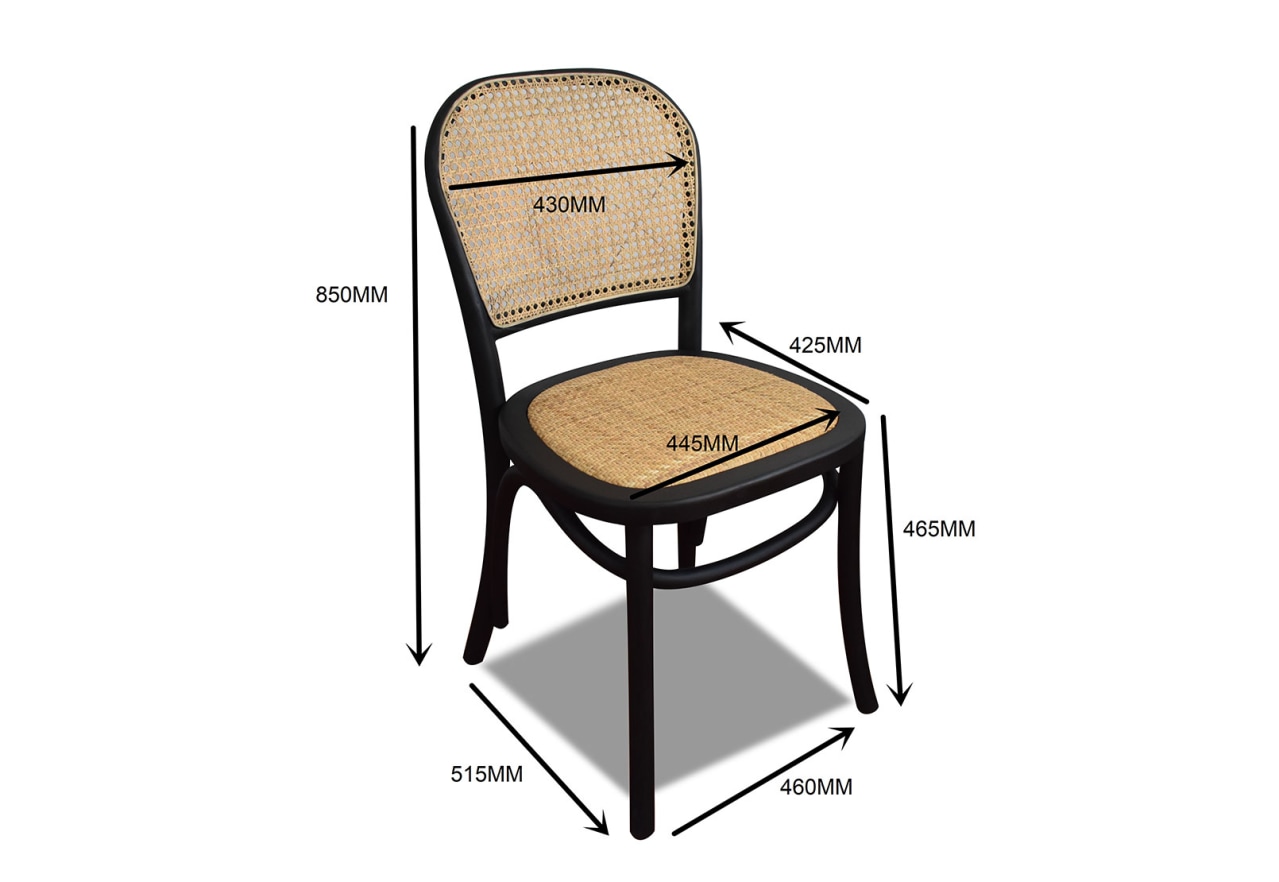 CLEMENT 2 Black Dining Chairs – image 7 of 7