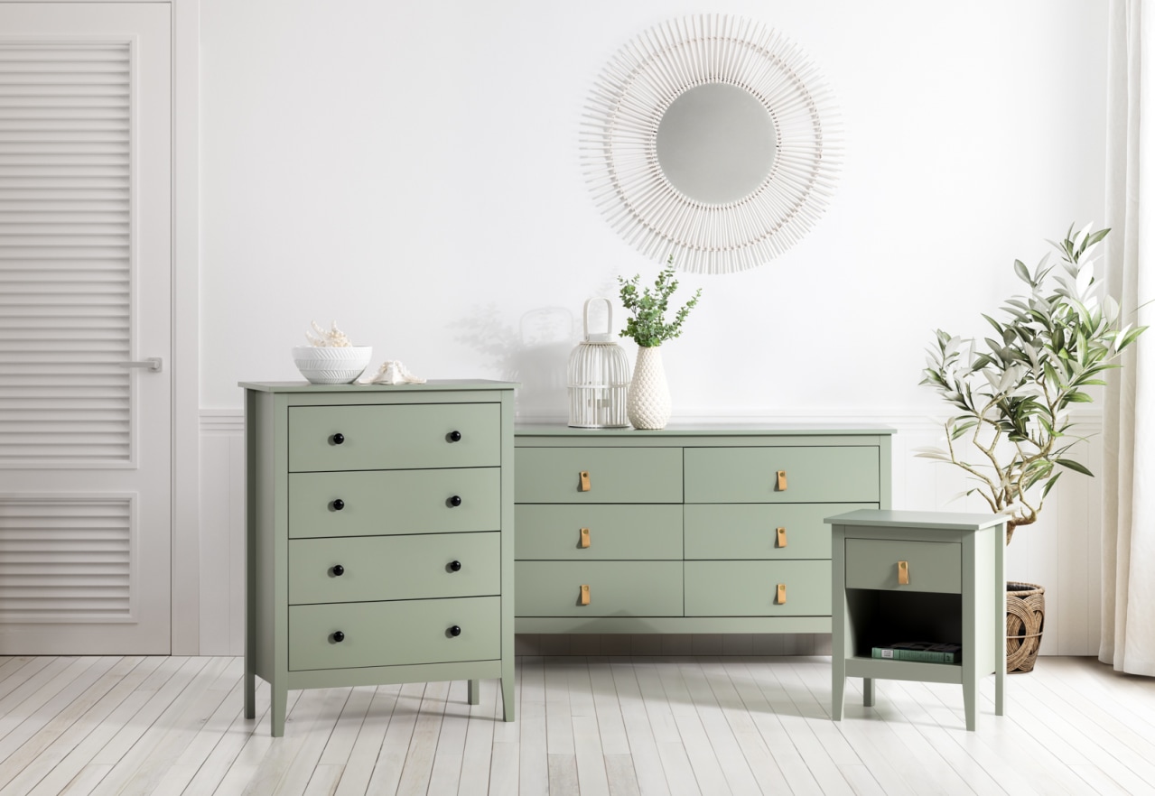 STANFORD Olive Green Bedside – image 6 of 7