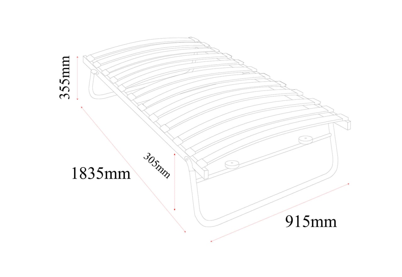 FUNES White Single Trundle Bed – image 4 of 5