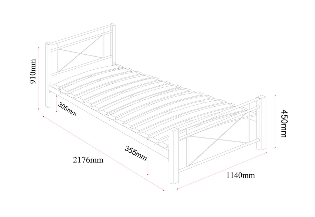 STRABANE King Single Bed – image 3 of 5