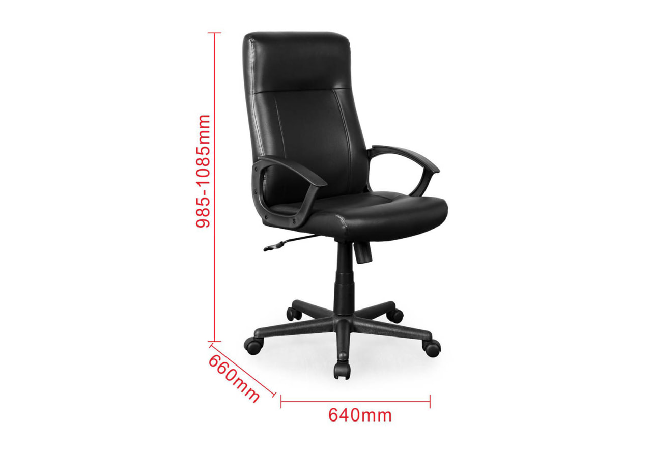 JULES Black Office Chair – image 6 of 7