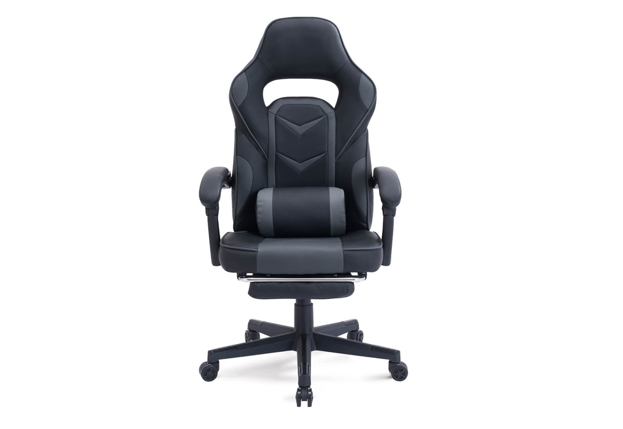 VIRTON Black/Grey Racing Chair – image 2 of 11