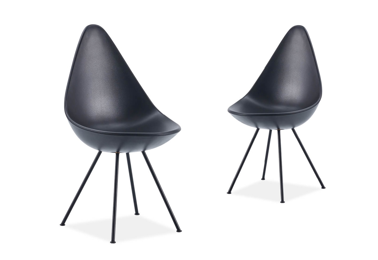 RIGOLET Set of 2 Black Dining Chairs – image 2 of 7