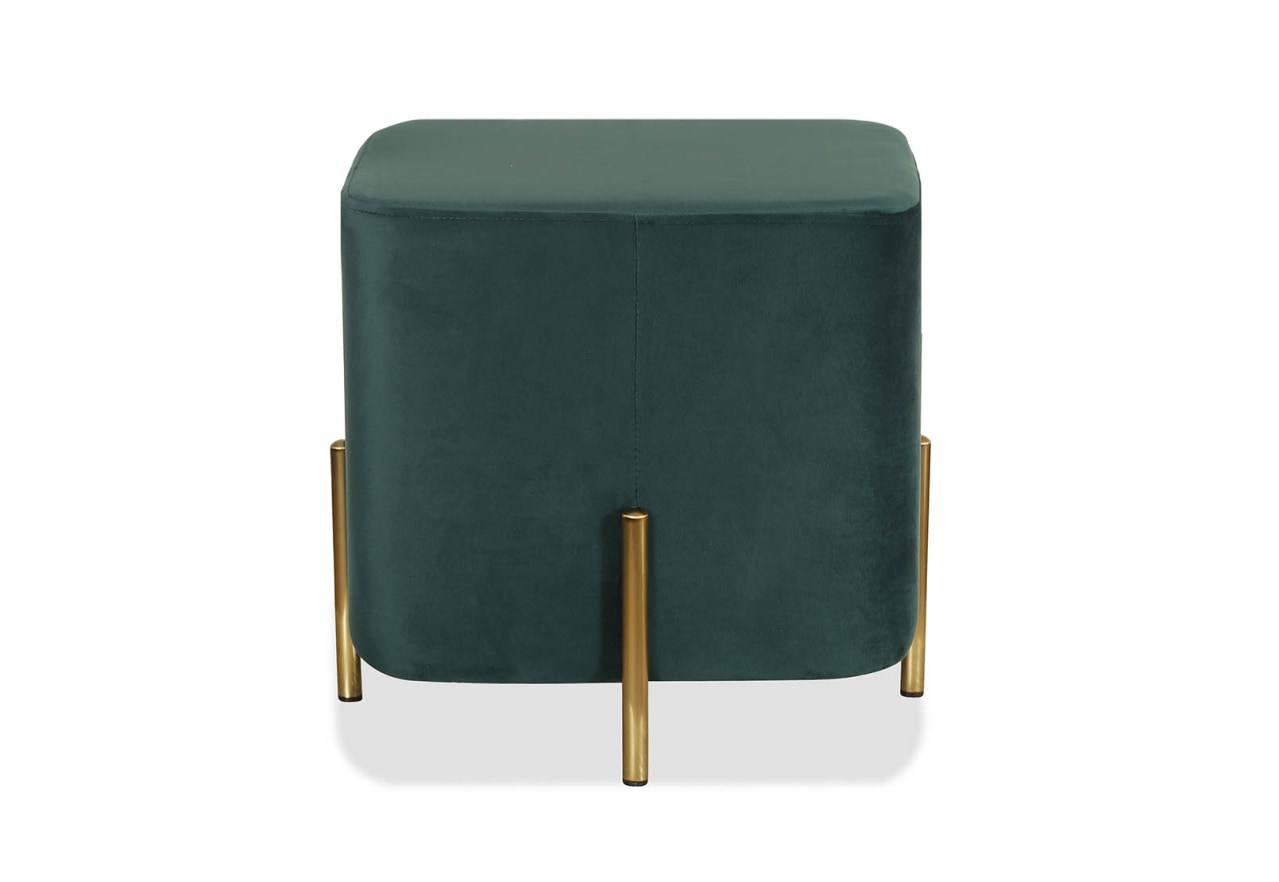 BRONX Green Ottoman – image 1 of 2