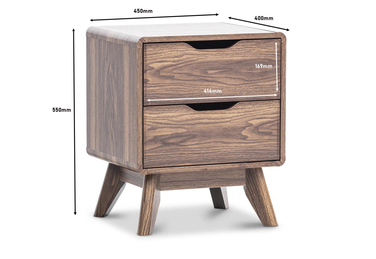 FULLER 2 Drawer Bedside – image 11 of 17