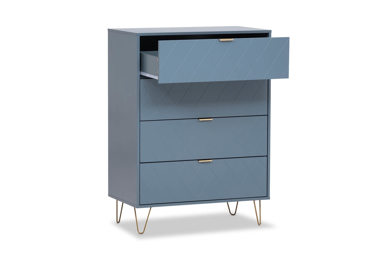DORSEY 4 Drawer Wide Tall Chest – image 7 of 12
