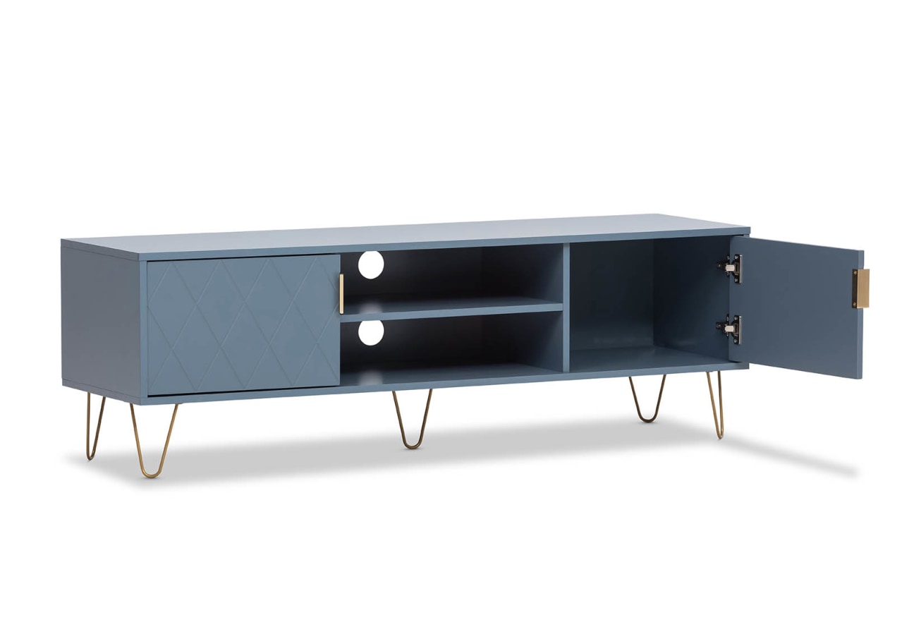 DORSEY Blue Slate Entertainment Unit – image 4 of 5