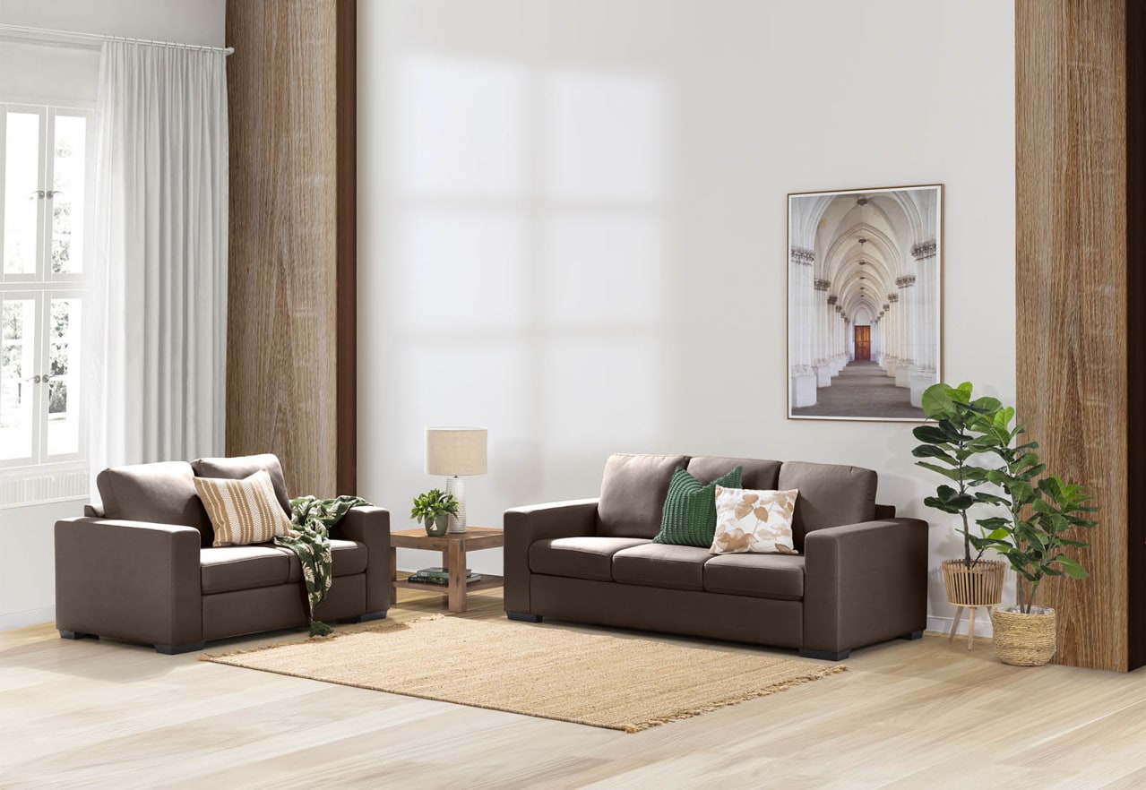 KIRBY 2 Seat Sofa (Fab) – image 1 of 5
