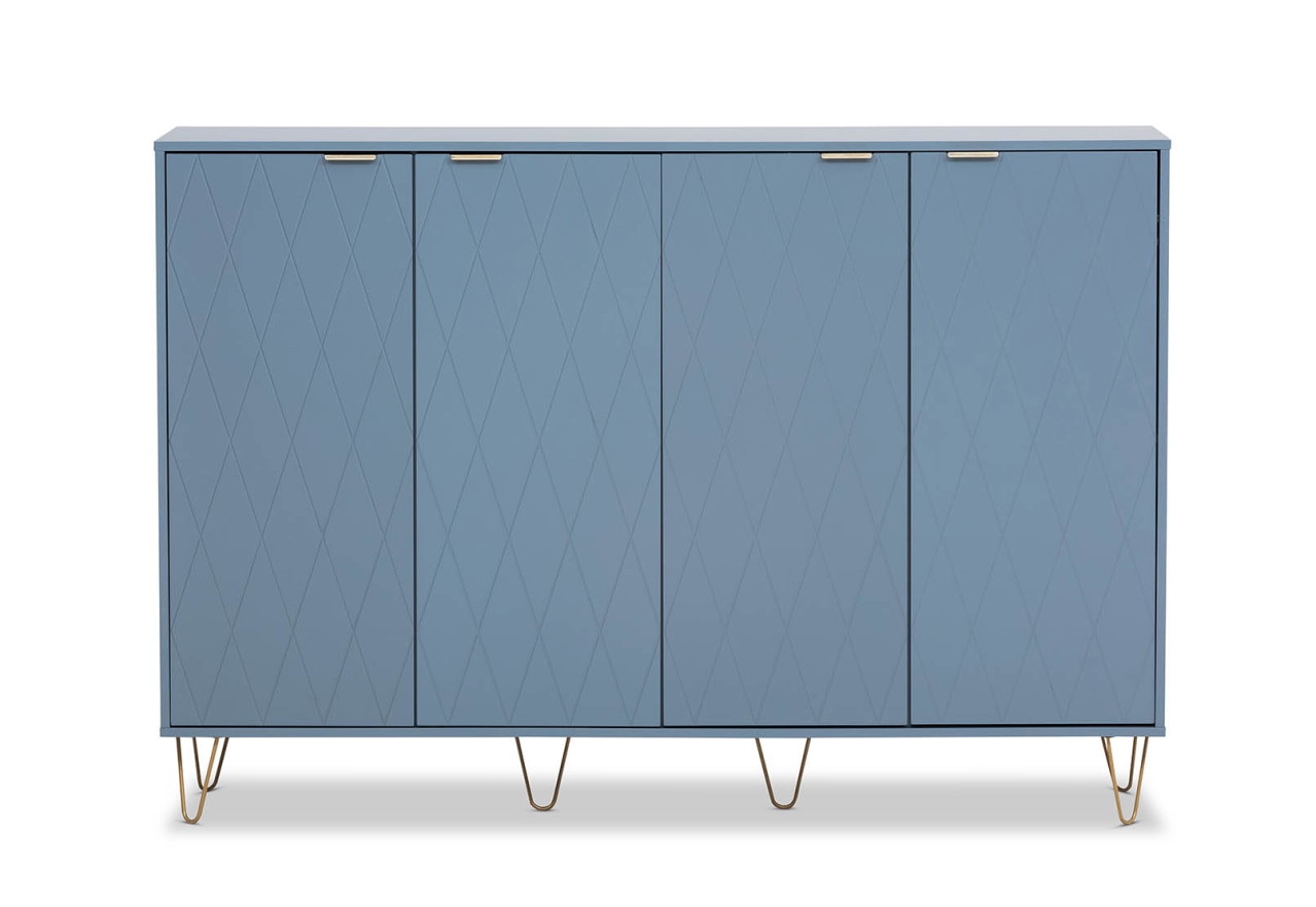 DORSEY Blue Slate 4 Door Buffet – image 2 of 5