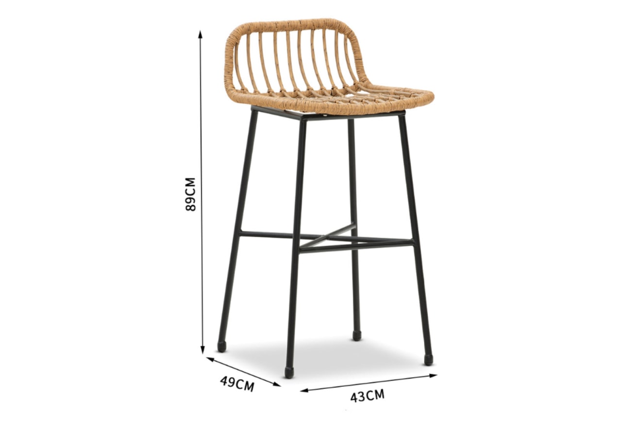 PERKINS Set of 2 B/Stools – image 3 of 4