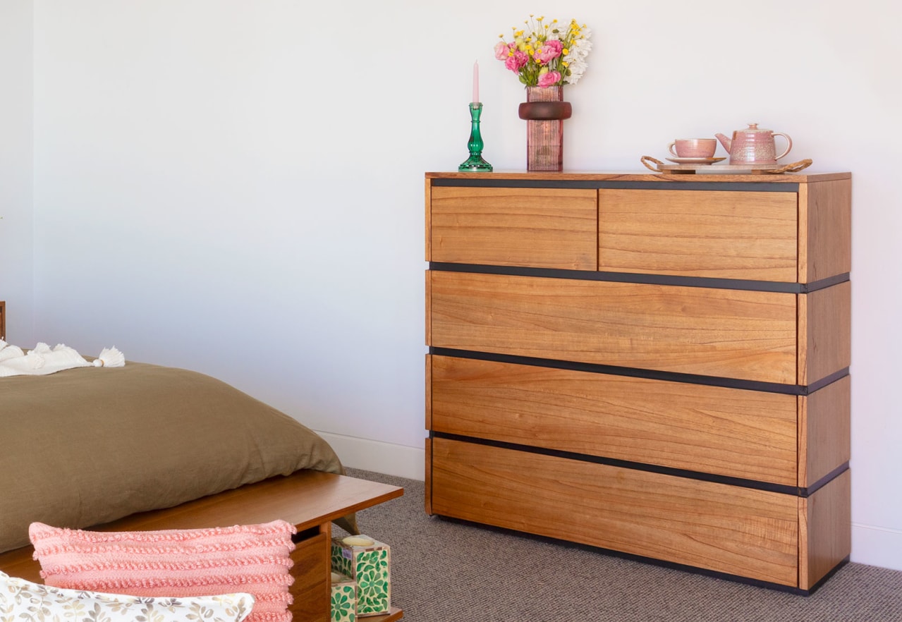 MEDORA 5 Drawer Split Tall Chest – image 10 of 10