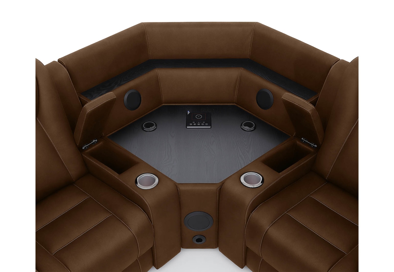 SENTINAL MK2 5 Piece Corner with RHF 3 Seater – image 6 of 9