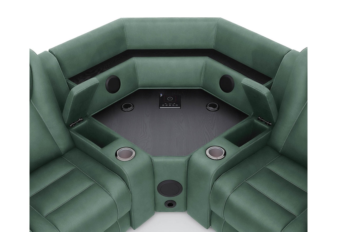 SENTINAL MK2 5 Piece Corner with RHF 3 Seater – image 6 of 9