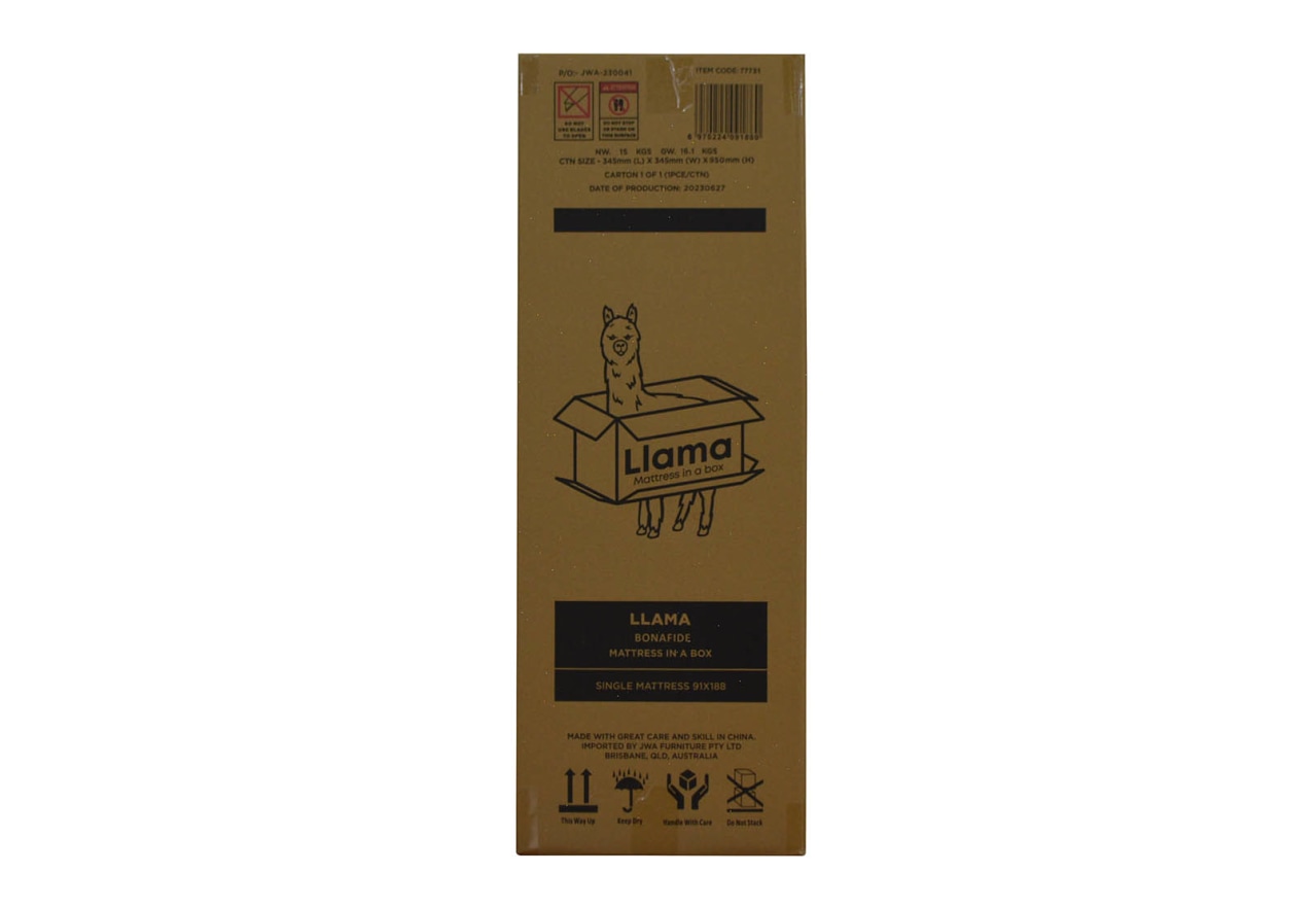 LLAMA Bonafide Single Mattress – image 4 of 7