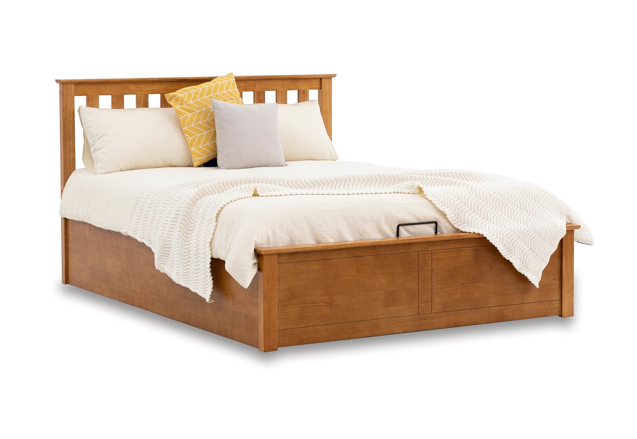 KIRK Natural Queen Lift Bed – image 3 of 16
