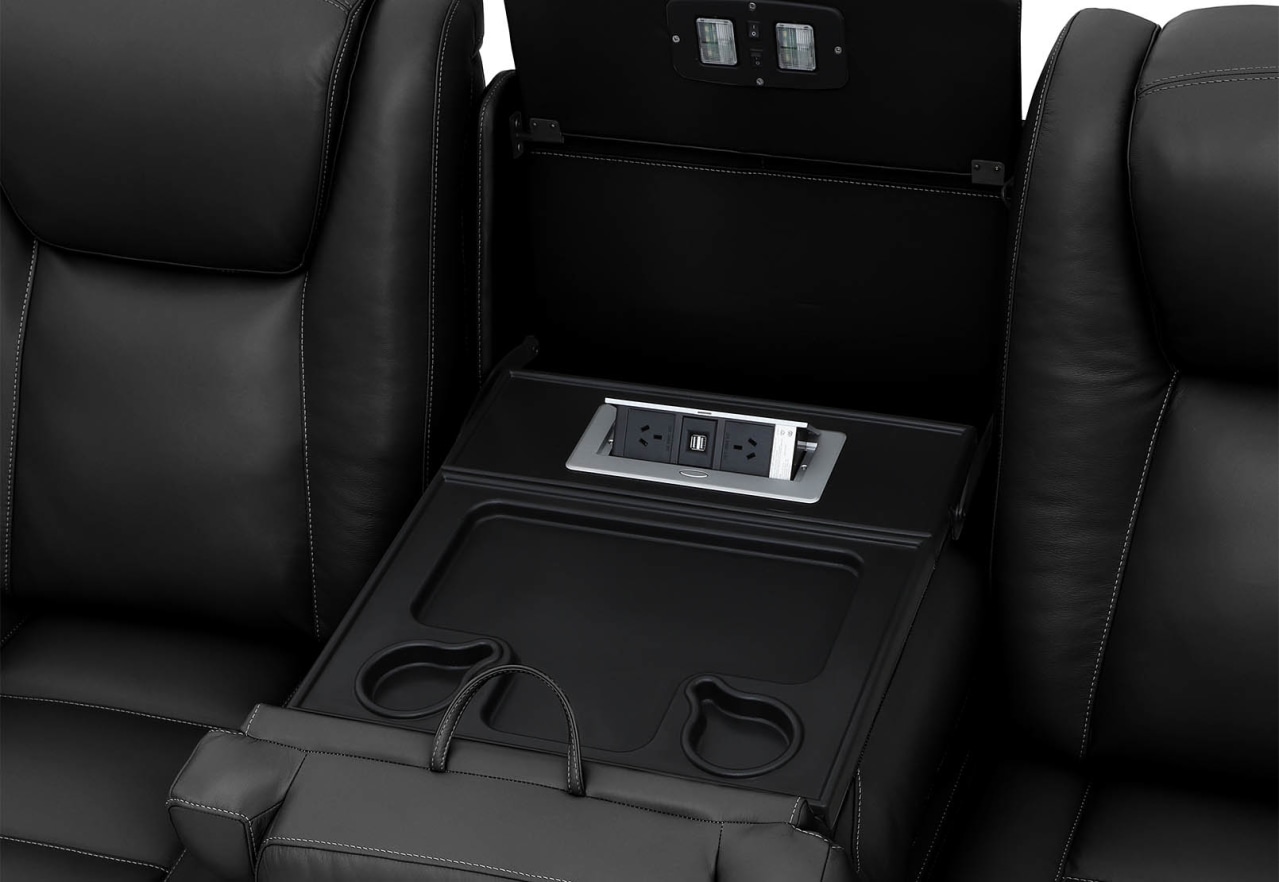 SENTINAL MK2 LEATHER 5 Piece Corner with LHF Console – image 12 of 12
